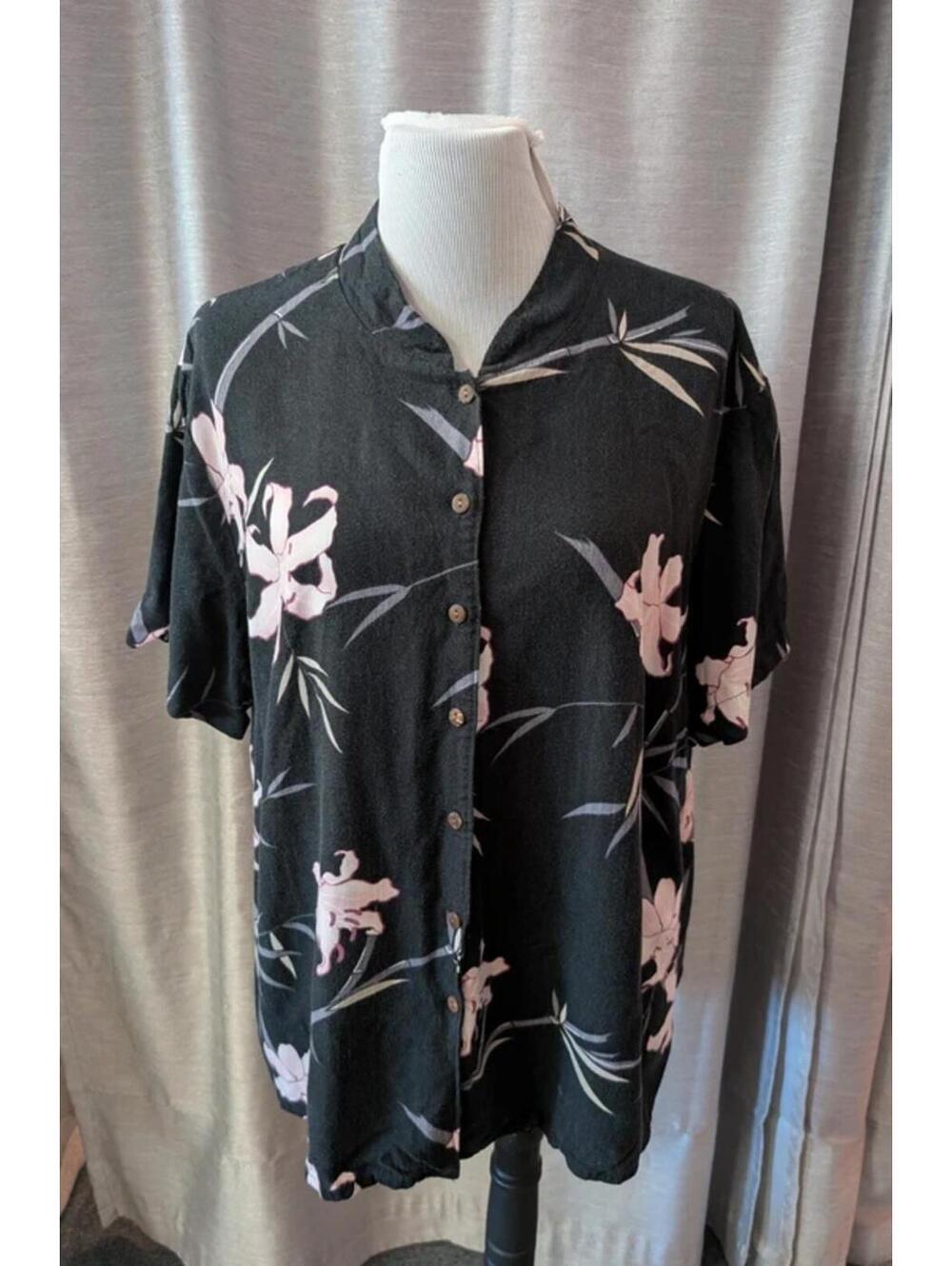Vintage 90s Hilo Hattie Hawaiian Shirt 2X